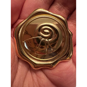 Disney PALM Villains Gold Wax Seal Mystery Pin - Ursula LE 100